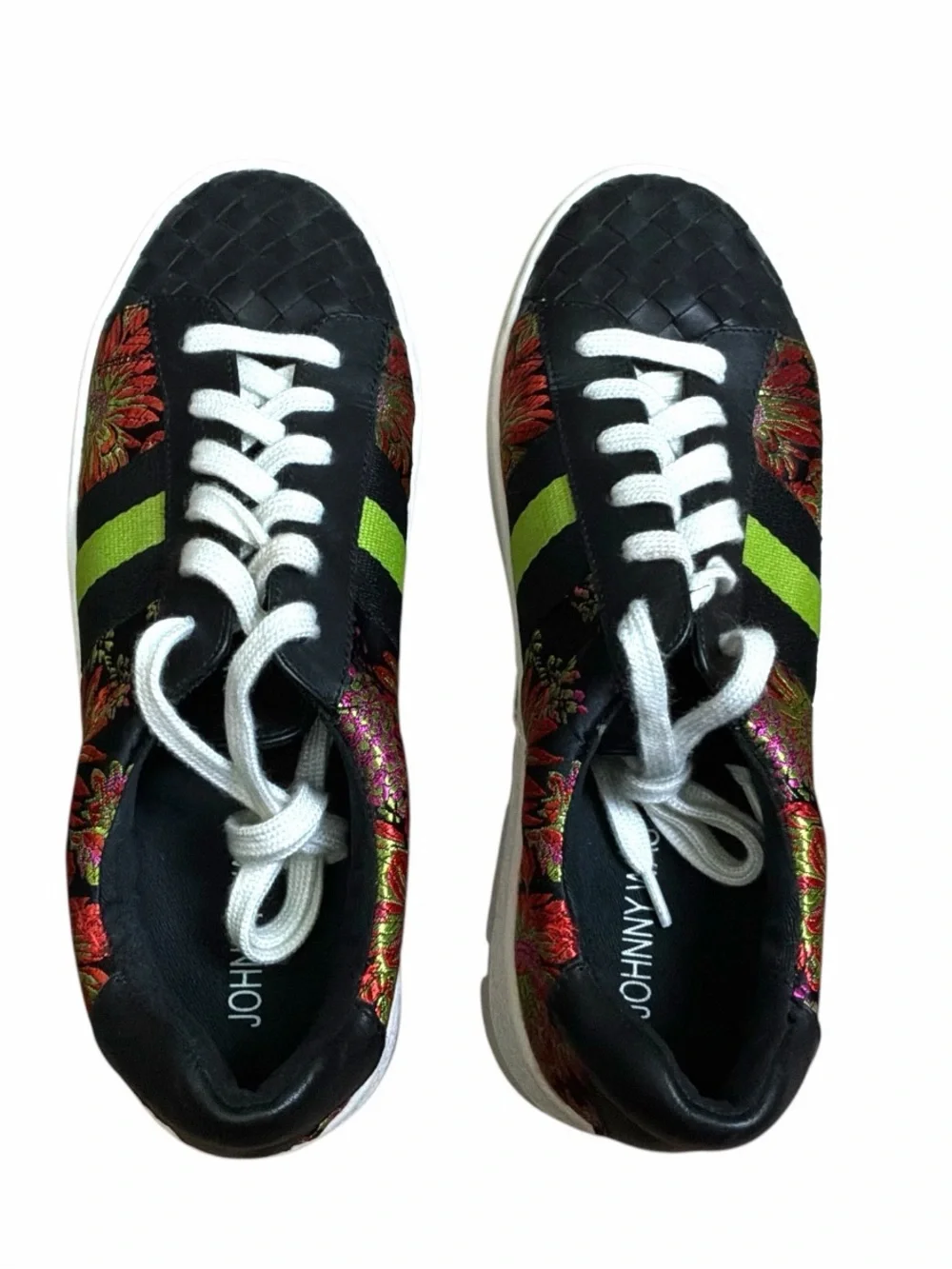 Johnny Was Downtown Jacquard Sneakers Size 7